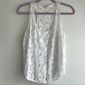 Off-White Lace Collective Concepts Racer Back Tank